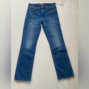 MOTHER The Rascal Ankle Fray Jeans Size 27